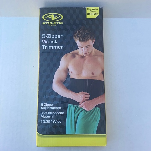 Athletic Works 5-Zipper Waist Trimmer Belt - Picture 1 of 5